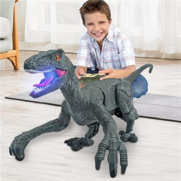 Remote Control Dinosaur Toys for Boys 4-7Dinosaur Robot Toys with Verisimilitude - Picture 1 of 6